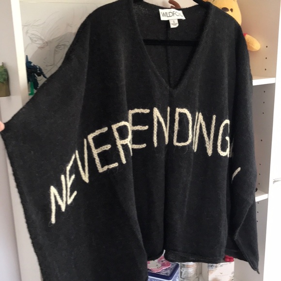 WILDFOX COUTURE 'Never Ending Fun' Knit Poncho - Picture 13 of 15